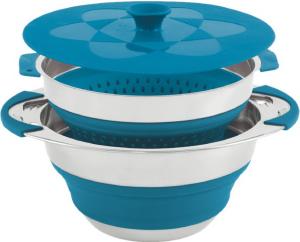 Фото набора посуды Outwell Collaps Pot w/colander and lid 4.5L из нержавеющей стали