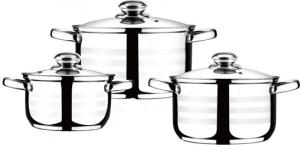 Фото набора посуды Wellberg 1319WB/2 из нержавеющей стали