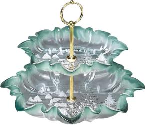 Фото горки под фрукты Walther-Glas New Year satin-green 5038