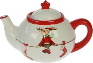 Фото чайника для заварки чая Русские подарки Рождественский олень 214344