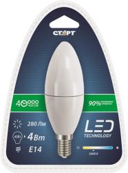 Фото LED лампы СТАРТ Candle 4W E14 3000K