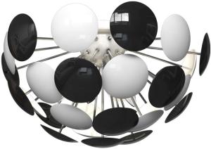 Фото люстры LuceSolara Moderno 3027/6PL Black/White