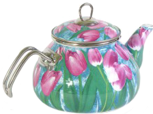 Фото чайника для заварки чая Interos Тюльпаны 1507 2.2 л
