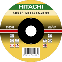 Фото отрезного круга Hitachi 752502