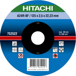 Фото отрезного круга Hitachi 752522
