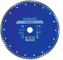 Фото алмазного отрезного круга Hitachi 752845