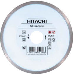 Фото алмазного отрезного круга Hitachi 752887