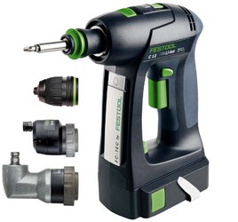 Фото аккумуляторной дрели-шуруповерта Festool C 12 Li 1.3 Set 564280