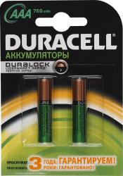 Фото аккумуляторной батарейки Duracell HR03-2BL 750 mAh