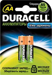 Фото аккумуляторной батарейки Duracell HR6-2BL 2000mAh