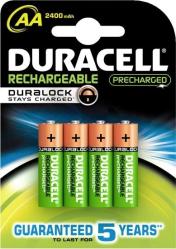 Фото аккумуляторной батарейки Duracell HR6-4BL 2400 mAh