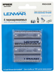 Фото аккумуляторной батарейки Lenmar PRO420R