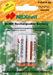 Фото аккумуляторной батарейки NEXcell AA-2600-2