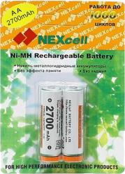 Фото аккумуляторной батарейки NEXcell AA-2700-2