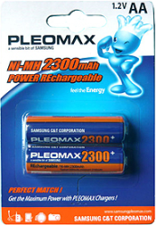 Фото аккумуляторной батарейки Samsung Pleomax HR06-2BL 2300 mAh