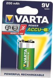 Фото аккумуляторной батарейки VARTA 6F22