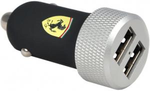 Фото автомобильной универсальной зарядки Ferrari Slim Rubber FERUCCAD2U