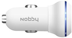 Фото автомобильной универсальной зарядки Nobby AC-001 + кабель microUSB