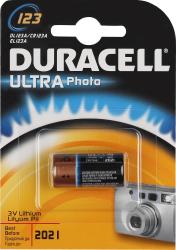 Фото литиевых элементов питания Duracell CR123 Ultra