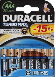 Фото элементов питания Duracell LR03-8BL Turbo