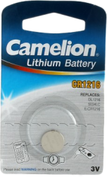 Фото литиевого элемента питания Camelion CR1216-1BL