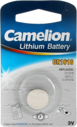 Фото литиевого элемента питания Camelion CR1616-1BL
