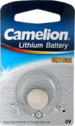 Фото литиевого элемента питания Camelion CR1632-1BL