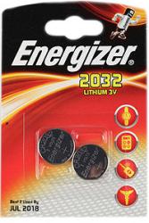 Фото литиевых элементов питания Energizer CR2032-2BL