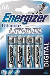 Фото литиевых элементов питания Energizer LR6-4BL Lithium
