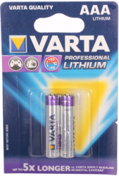 Фото литиевых элементов питания VARTA PROFESSIONAL LITHIUM 6103-BL2