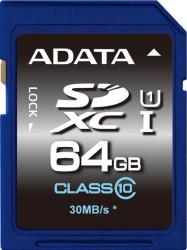 Фото флеш-карты ADATA Premier SDXC 64GB Class 10 UHS-I U-1