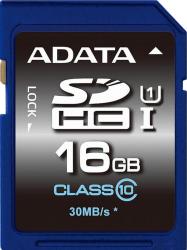 Фото флеш-карты ADATA SD SDHC 16GB Class 10 Premier UHS-I U1
