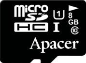 Фото флеш-карты Apacer MicroSDHC 8GB Class 10 UHS-I