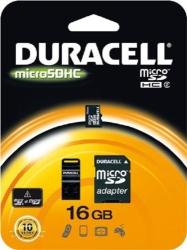 Фото флеш-карты Duracell MicroSDHC 16GB Class 10 + SD + USB adapter
