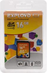 Фото флеш-карты EXPLOYD SD SDHC 16GB Class 10 UHS-1 30 Мб/с
