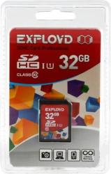 Фото флеш-карты EXPLOYD SD SDHC 32GB Class 10 UHS-1 95 Мб/с