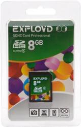 Фото флеш-карты EXPLOYD SD SDHC 8GB Class 4