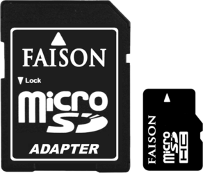 Фото флеш-карты Faison MicroSDHC 4GB Class 4 + SD adapter