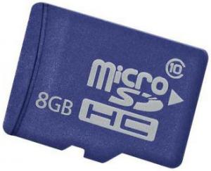 Фото флеш-карты HP MicroSDEM 8GB Flash Media Kit