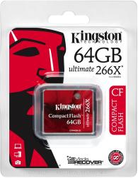 Фото флеш-карты Kingston CF 64GB 266x