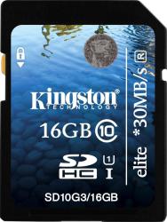 Фото флеш-карты Kingston SD SDHC 16GB Class 10 SD10G3/16GB