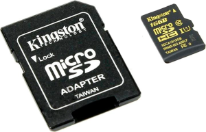 Фото флеш-карты Kingston SDCA 16GB Class 10 + SD adapter