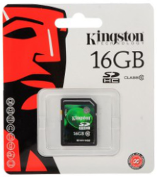 Фото флеш-карты Kingston SDHC 16GB Class 10