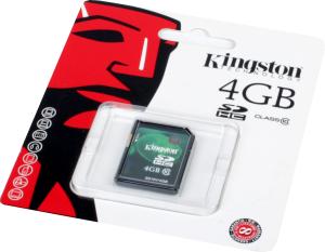 Фото флеш-карты Kingston SD SDHC 4GB Class 10