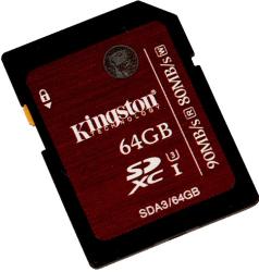 Фото флеш-карты Kingston SDXC 64GB Class 10 SDA3/64GB