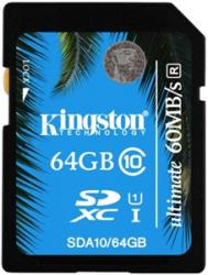 Фото флеш-карты Kingston SDXC 64GB Class 10 UHS-I SDA10/64GB