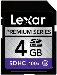 Фото флеш-карты Lexar SD SDHC 4GB Class 6 100X