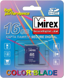 Фото флеш-карты Mirex SDHC 16GB Class 4