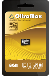 Фото флеш-карты OltraMax MicroSDHC 8GB Class 10