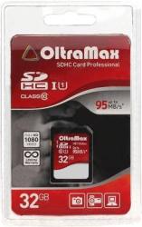 Фото флеш-карты OltraMax SD SDHC 32GB Class 10 UHS-1 95 Мб/с